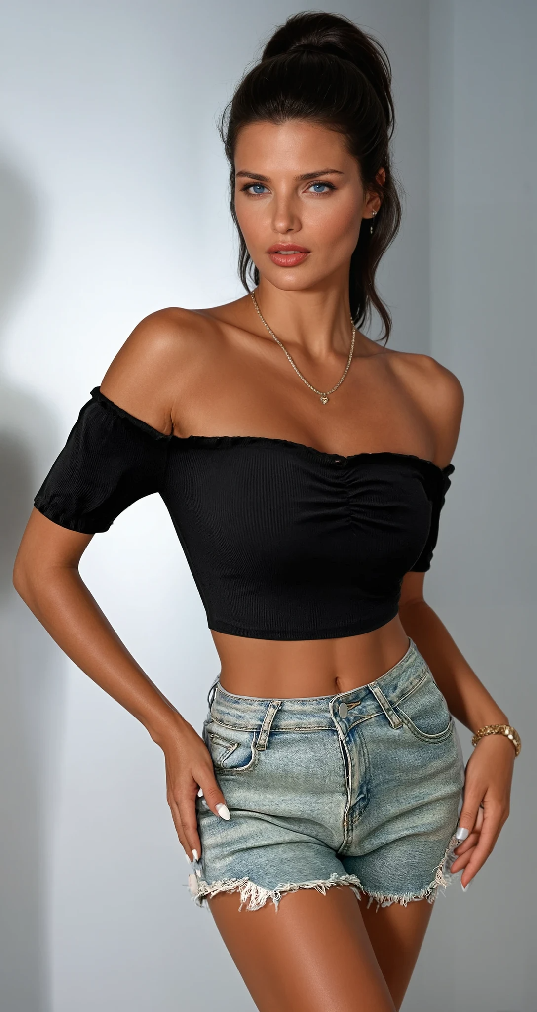 Elegant Off-Shoulder Summer Tee